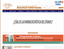 Tablet Screenshot of fisac.org.mx